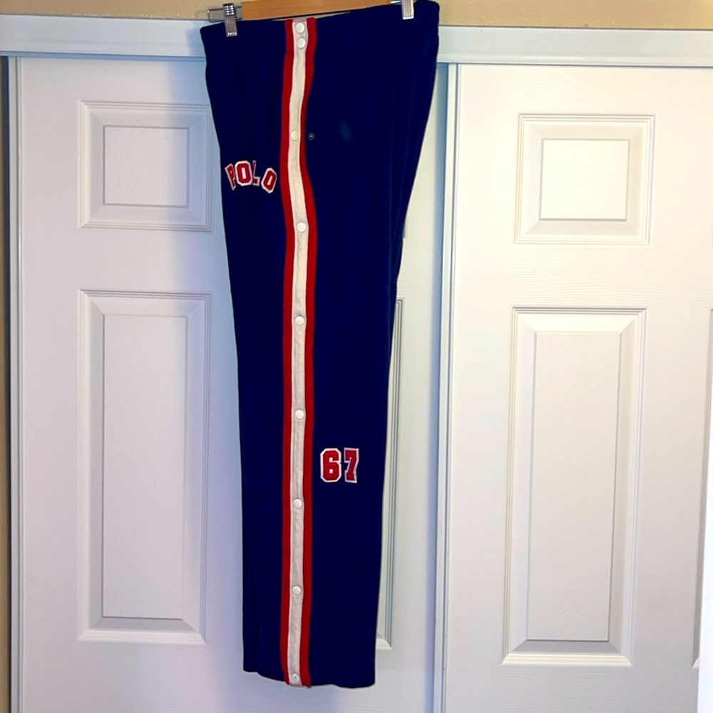 Polo Sport - Medium - joggers snap tight buttons minor bleach mark see pics